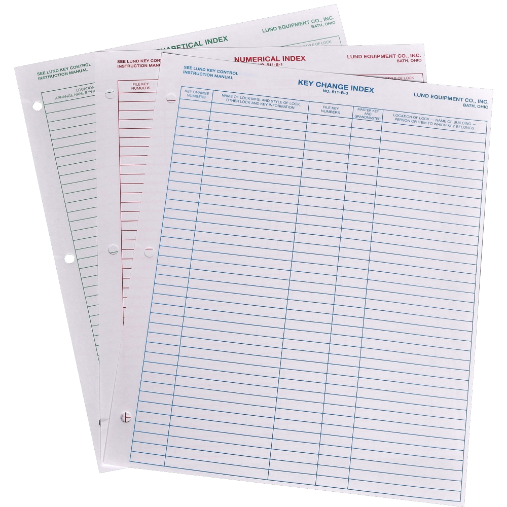 Index Sheets