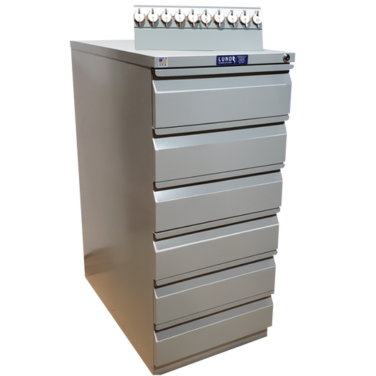 2600 Series Six Drawer Key Cabinets