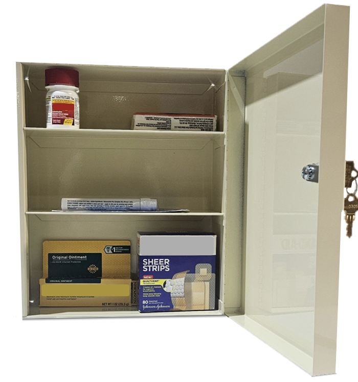 Locking Storage "Medicine" Cabinet